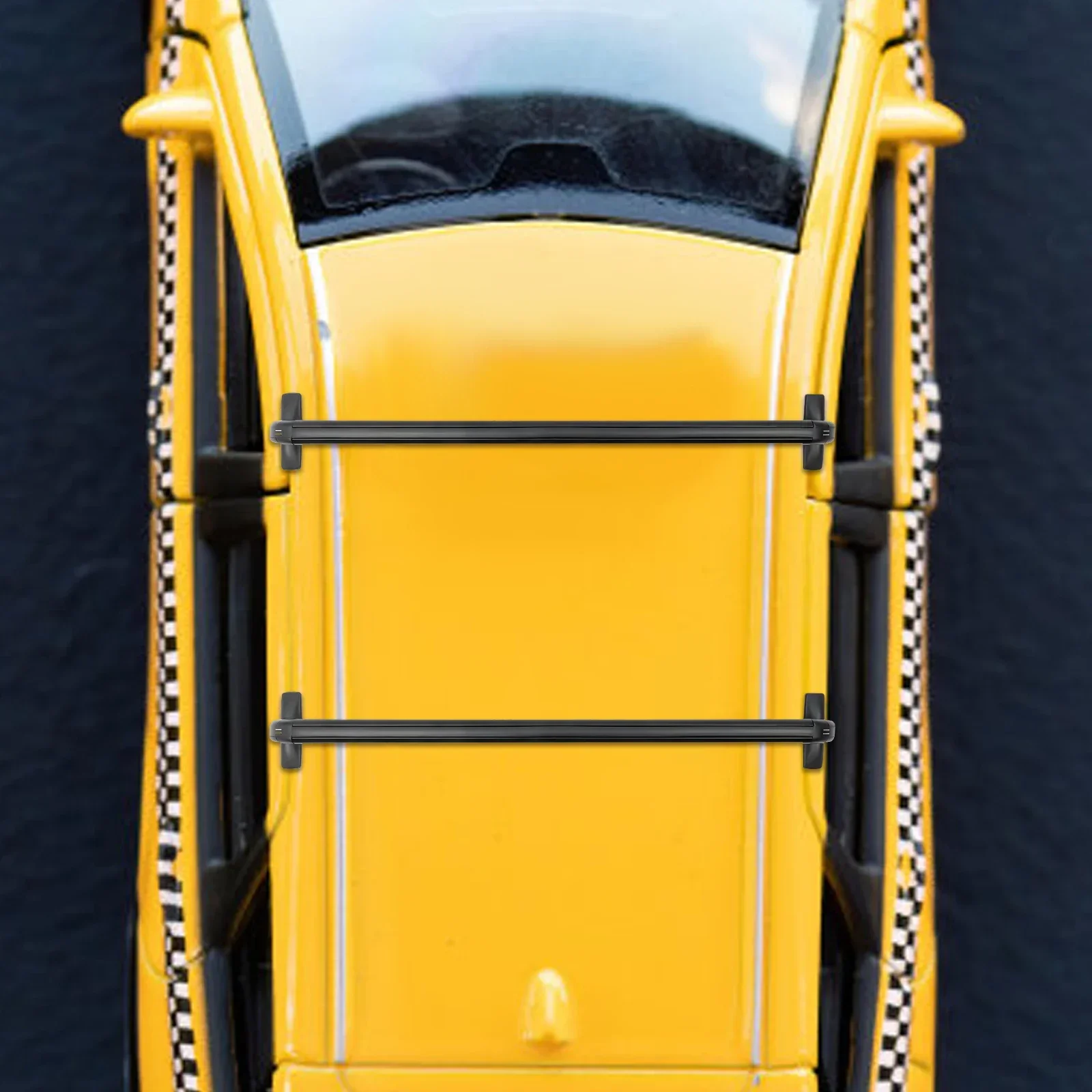 

2Pcs 40'' Universal Aluminum Car Cross Bar Luggage Rack with Adjustable Window Frame & Anti-Theft Design for Most Vehicle