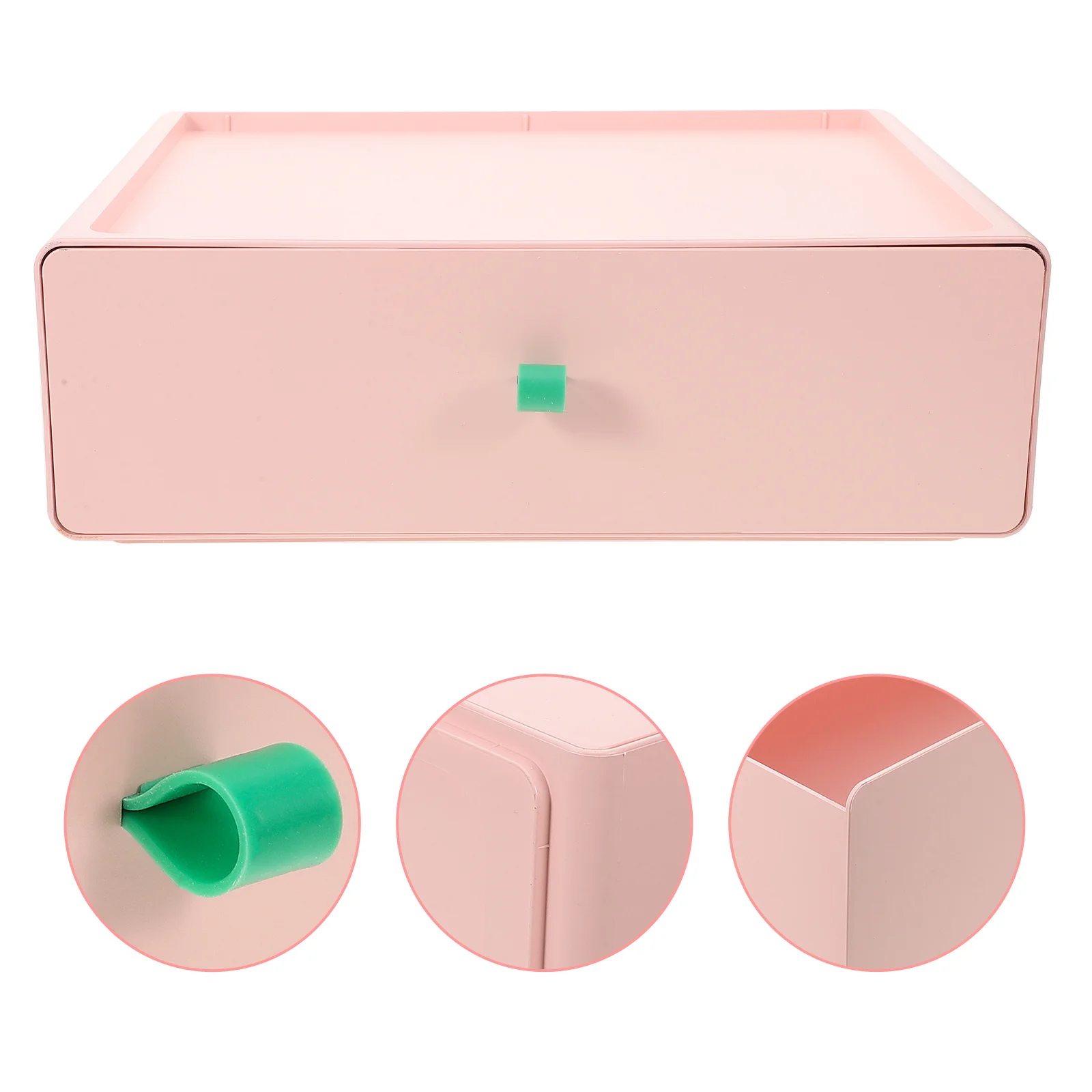 1Pcs Drawer Storage Box Thickened Organizer Desktop Sundries Holder Home Office Plastic Case for Stationery Cosmetics