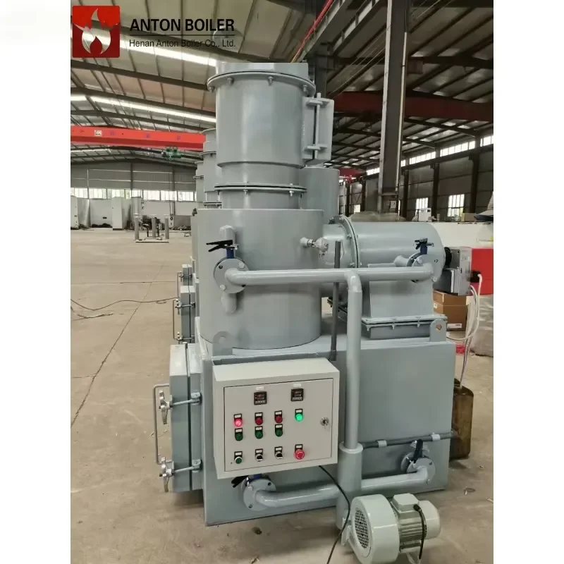 J ANTON BOILER Industrial Waste Incinerator Negative Pressure Fully Sealed 3-Chamber Gasification Design 2-Year Warranty