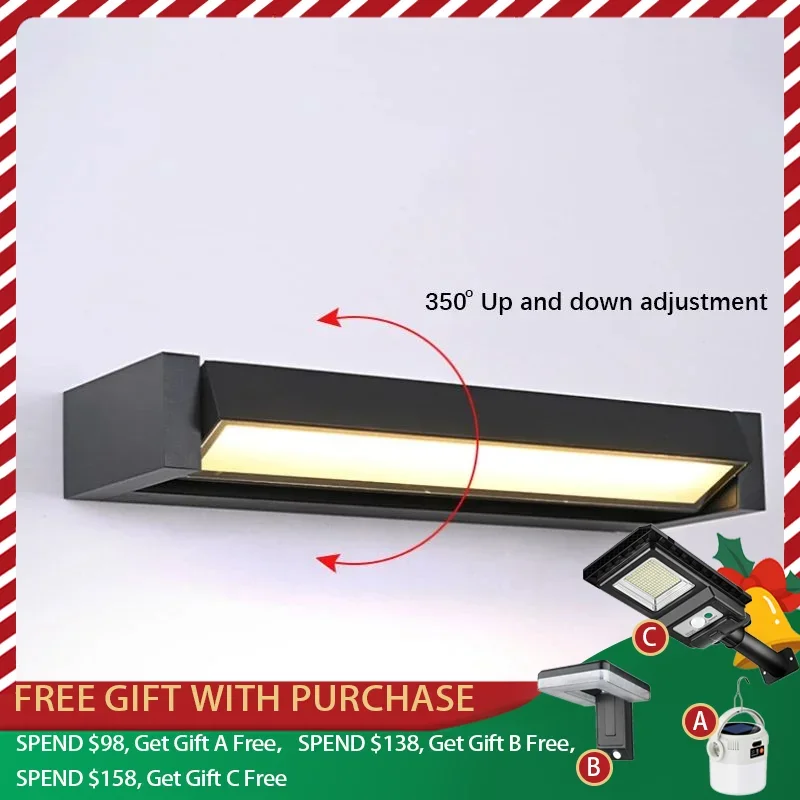 LED Lights Outdoor Porch Light Sconces Exterior Wall Light Fixtures Waterproof Lamp for Home Decoration Patio Doorway Wall Lamps