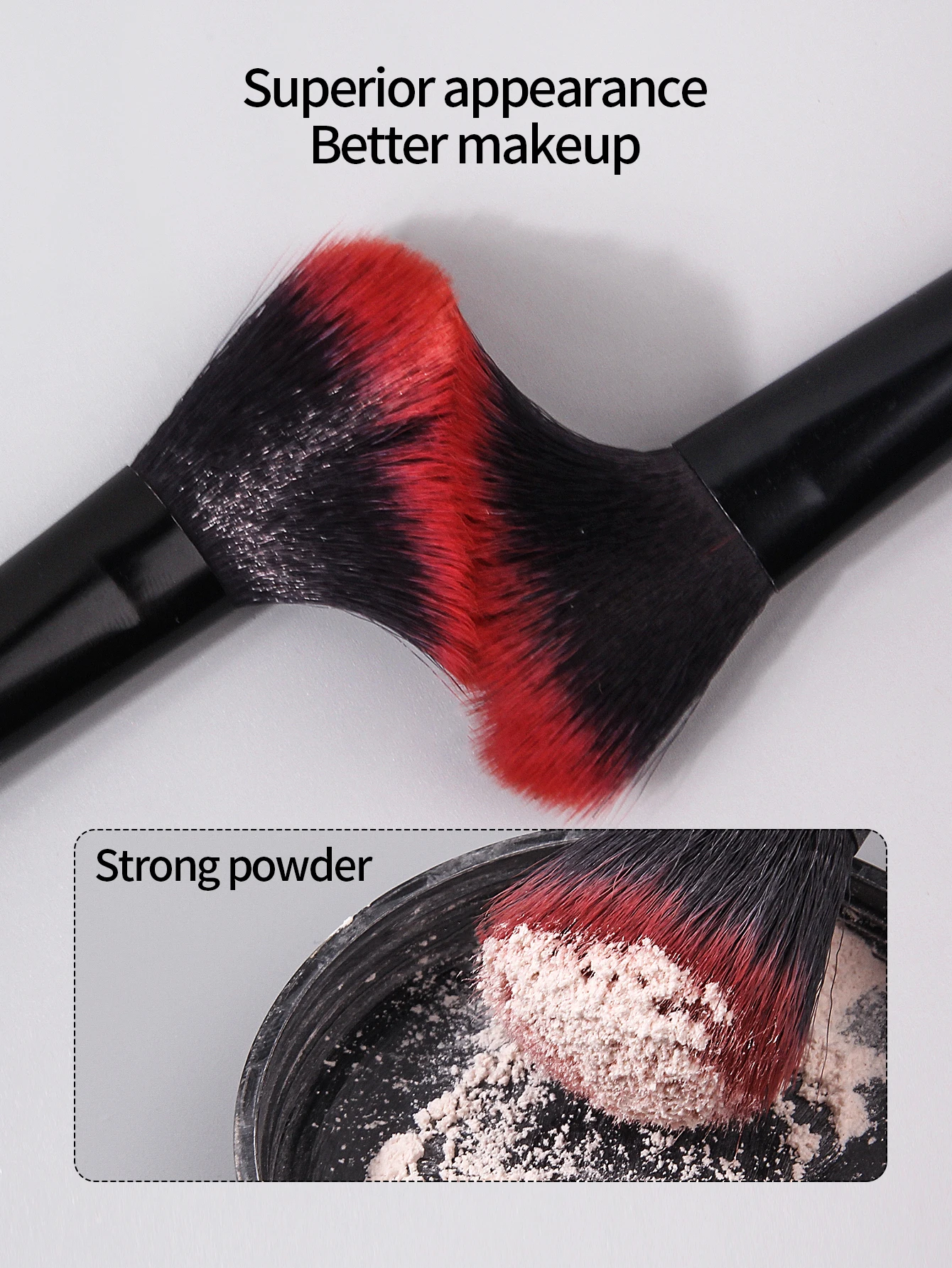 3 uds brocha de polvo suave de alta calidad, brocha para colorete, brocha para contorno, brocha iluminadora, herramienta de brocha de maquillaje facial multifuncional