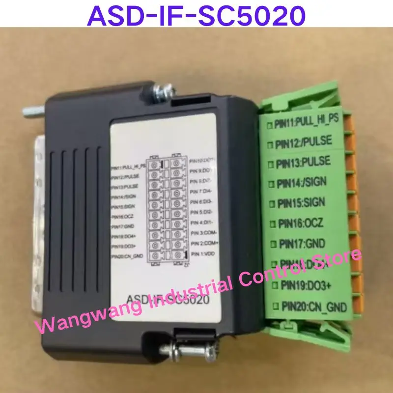 Second-hand test OK ,  A2 servo drive CN1 connector ASD-IF-SC5020