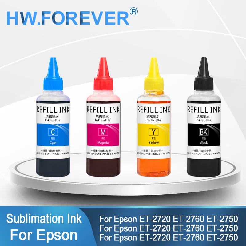 Сублимационные чернила 100 мл для всех принтеров Epson ET-2720 ET-2760 ET-2750 L200 L300 L1300 L1800 ET-4700 WF-7710 WF-7720 чернила для принтеров Сублимационные чернила 100 мл для всех принтеров Epson ET-2720 ET-2760 ET-2750 L200 L300 L1300 L1800 ET-4700 WF-7710 WF-7720 чернила для принтеров