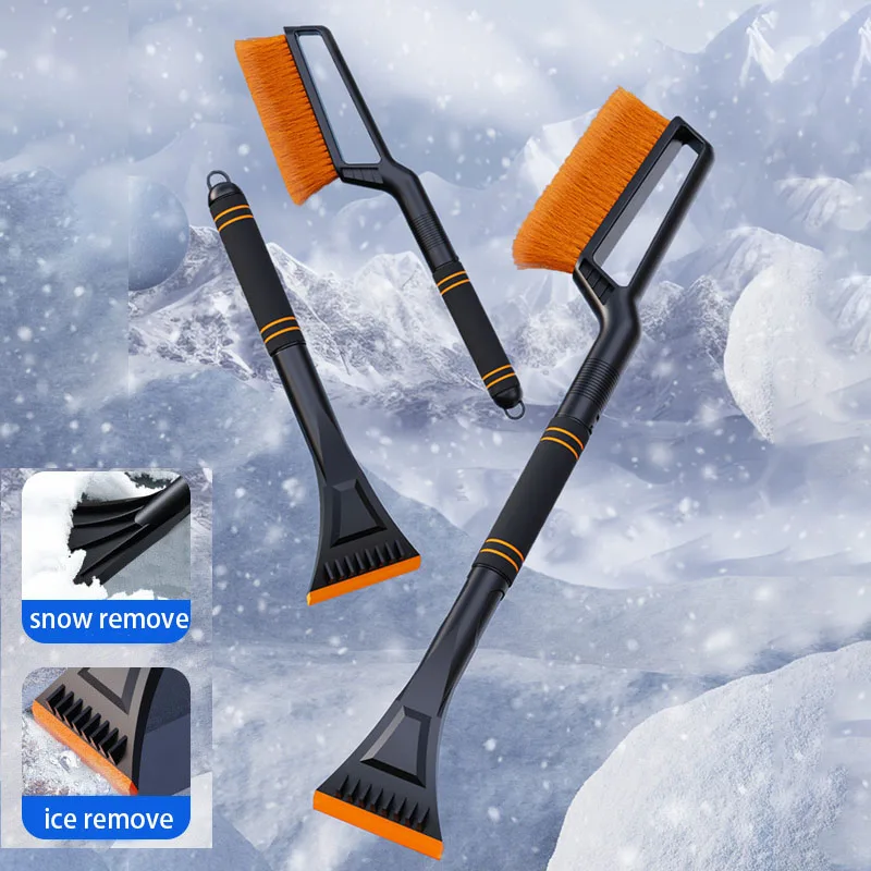

Extendable Ice Scraper Car Cleaning & Maintenance Tools 2 in 1 Multi-Functional Car Snow Removable Brush Winter Car Ice Shovel