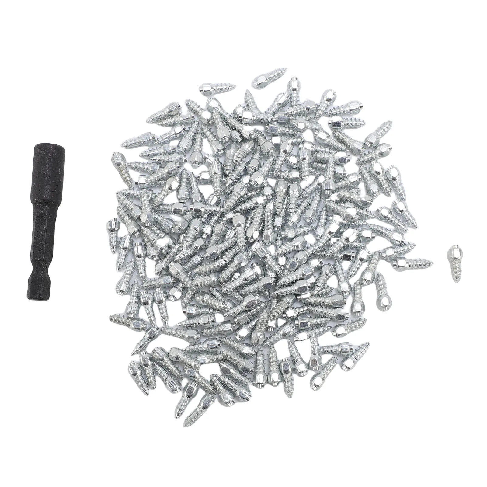 

Screw in Tire Studs Anti Ice Tire Spikes Anti Slip Steel Anti Abrasive with Installation Tool for Mountain Bikes