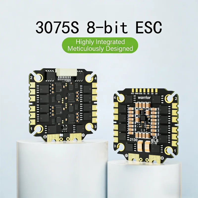 

3075 8-битный ESC 3065 V2 AM32 32-битный 65А 4-в-1 бесщеточный регулятор скорости для FPV-дронов для гонок по пересеченной местности