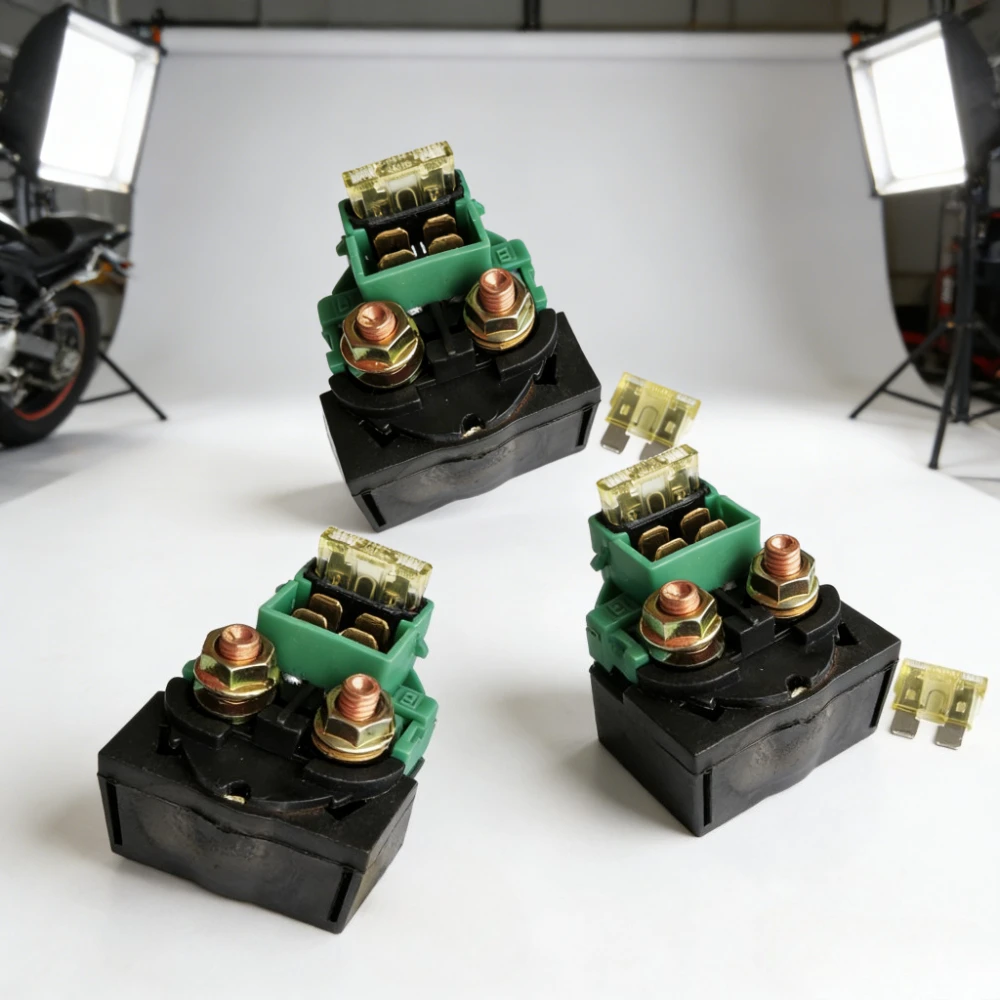 1pc/4pc 12v Starter Relay Solenoid For KAWASAKI EN500 VULCAN 500 EX500 NINJA 500R ZX600 NINJA 600R ZX-6 KLX650 ZX750 ZX-7 ZX-7R