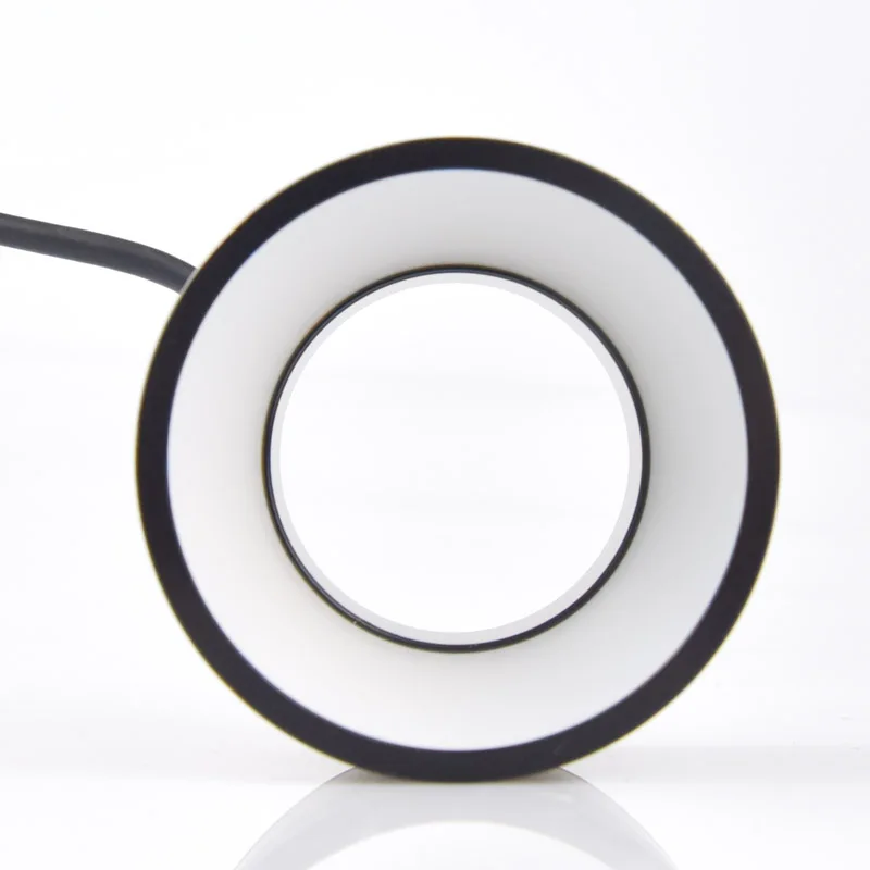 Source de lumière LED circulaire shwisless, vision industrielle, détection de produit, haute uniformité et haute luminosité, lumière LED stable