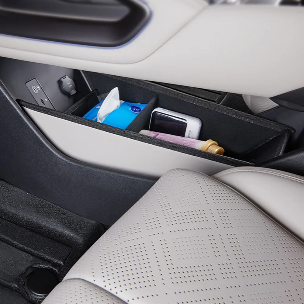 

For BYD Atto 2 Yuan UP 2024 2025 Center Console Lower Storage Box Interior Modification Supplies Partition Leather Storage Box