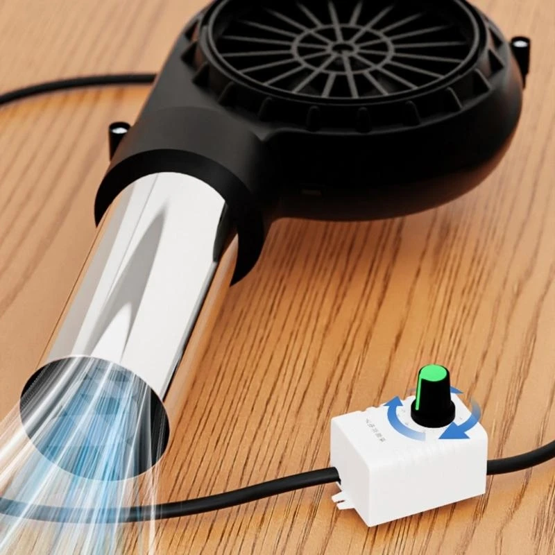 57QF Outdoor Cooking Fan BBQ Air Blower With USB Cable 5V2A 2650R Adjustable Speed