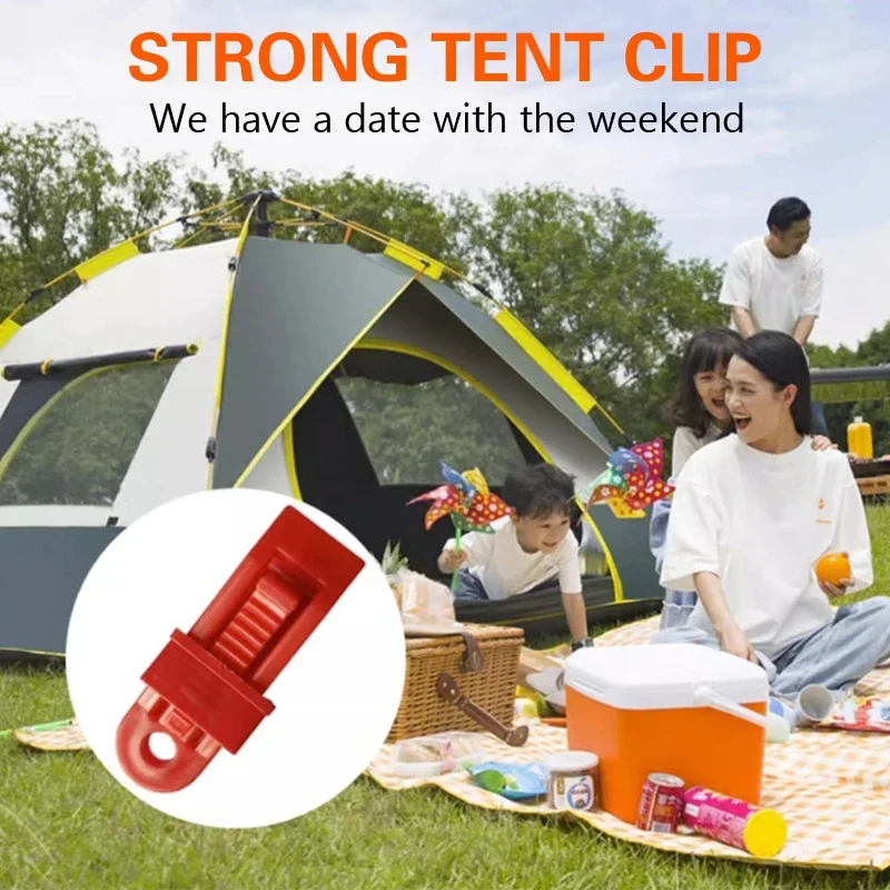 Plastic Tent Clamps, Canopy Windproof Ropes, Fixing Clips, Awning Clips, Tarpaulins, Rainproof Cloth Fixing Clips