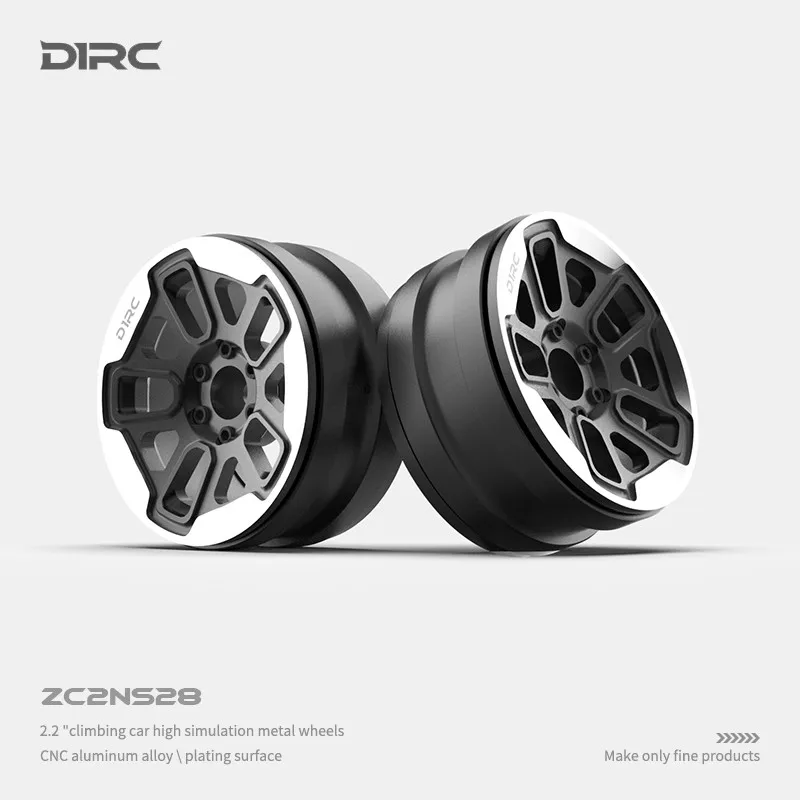 D1RC Robin Hood roue de simulation de voiture d'escalade en métal de 2.2 pouces TRX4 scx10 troisième génération (ZC2NS28)