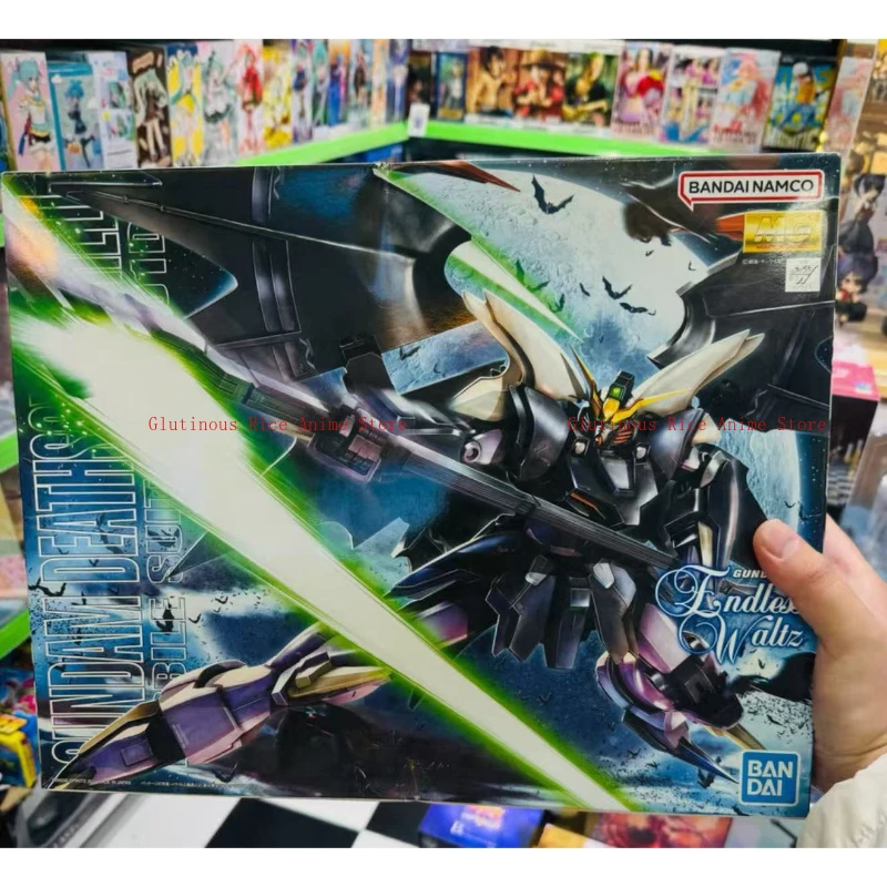 

In Stock Bandai Original MG 1/100 Deathscythe Hell‌ Gundam Assembling Model Collection Holiday Gifts Ornaments Action Figures