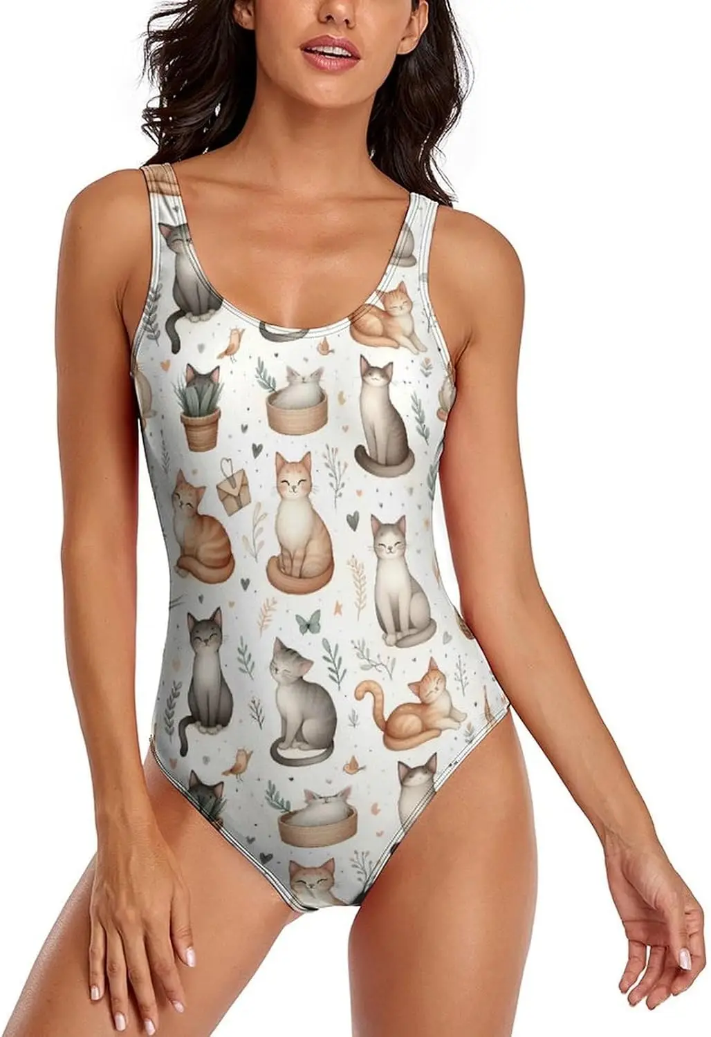 

Роскошный женский купальник Trio, милый купальный костюм, летний купальник с рисунком листьев конопли