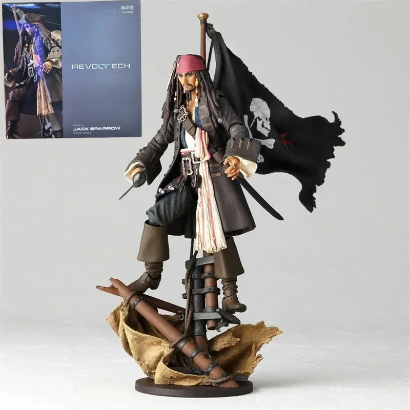 13.5cm Original Kayodo Yamaguchi Special Shot 025 1/12 Jack Sparrow Captain Pvc Action Doll Toy Model Anime Figure Model Toy