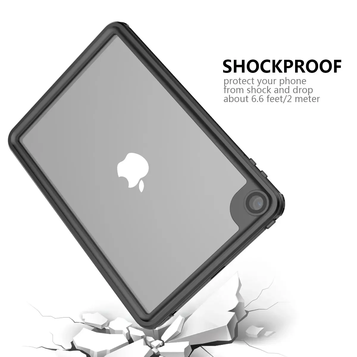 IP68 Waterproof Case For iPad Mini 5 Case Anti-Scratch Full Screen Protector Shockproof Cover For New iPad Mini 4 Case