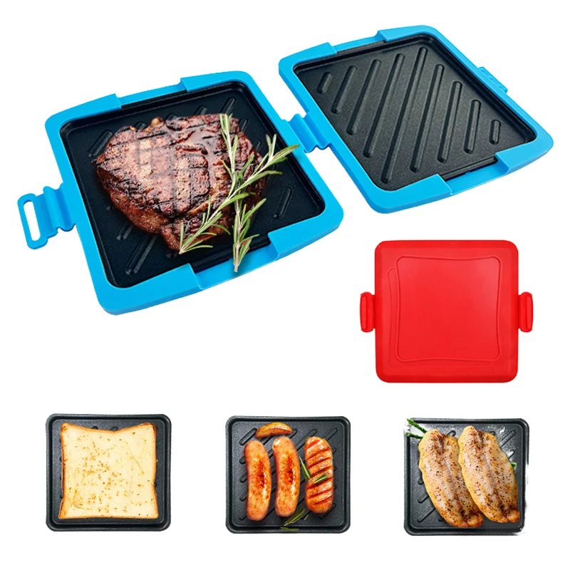Time Saving Detachable Toaster Microwave Grill Toastie Sandwich Makers Multifunctional Cooking Tools Snacks Maker Panini Press