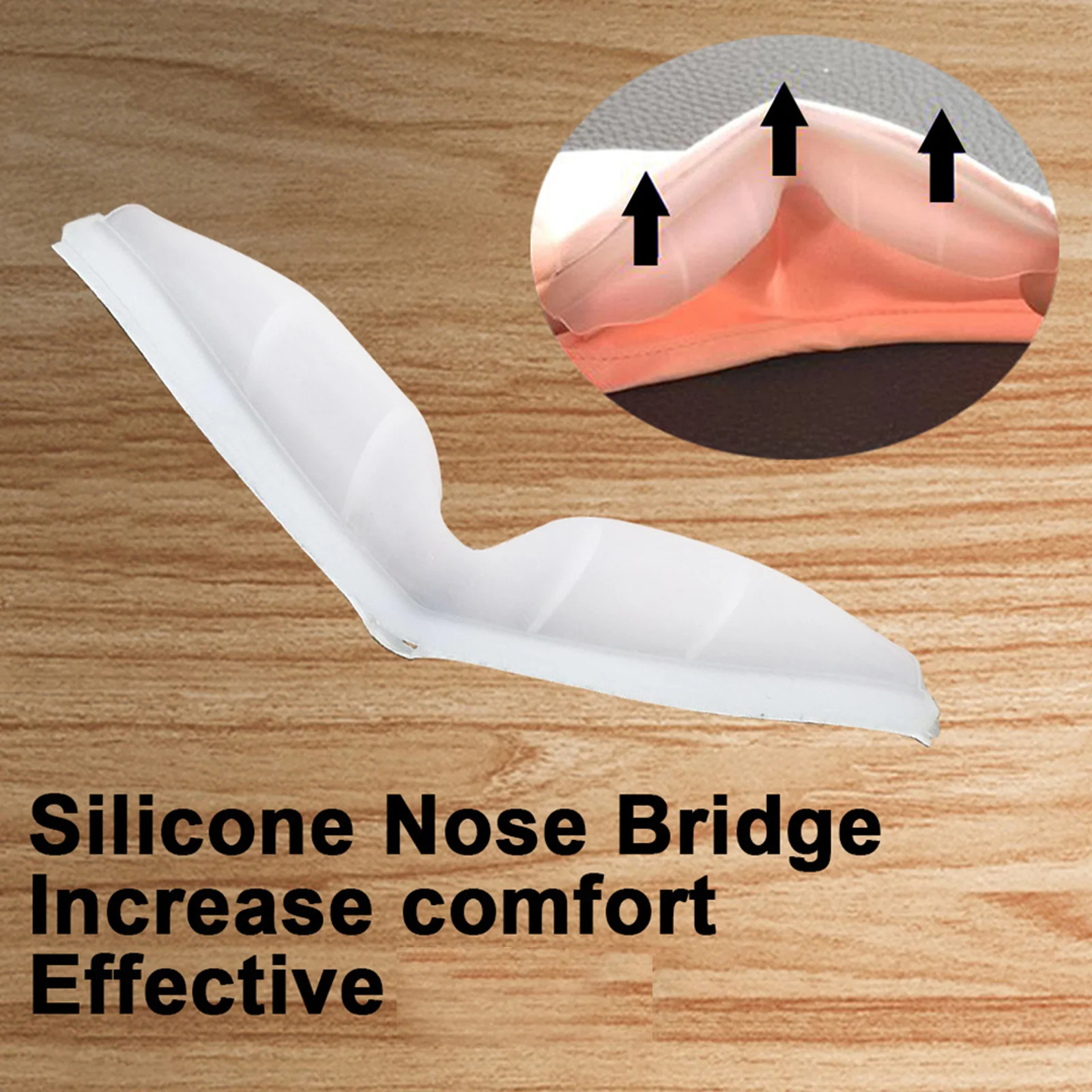 

4pcs Anti-Fog Inserts For Glasses Silicone Mist Preventer Inner Mask Bracket Foggy Eyewear Protector Clear Vision Keeper Tool