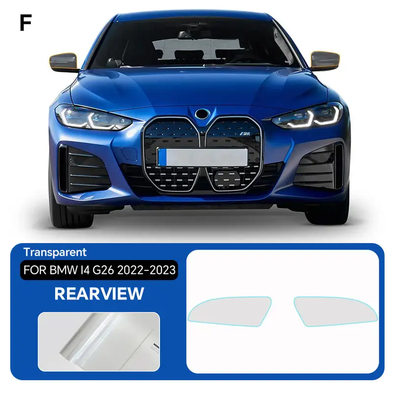 For BMW I4 G26 2022 2023 Pre-cut PPF Bra Car Headlight Rearview TPU Paint Protection Film Anti-scratch Clear Kit Resistant Cover - Image 8