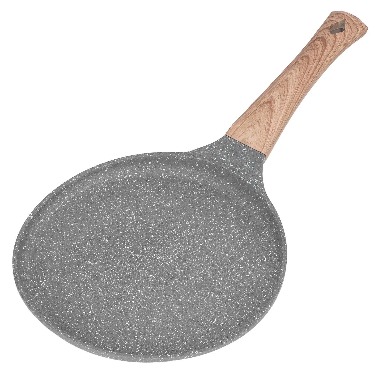 Non-Stick Egg Frying Pan - Thick Bottom Flat Pan for induction Cooker & for hamburger Cooking