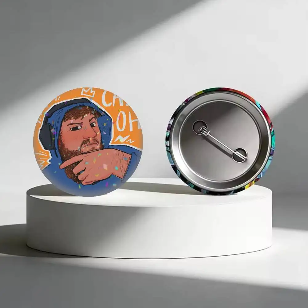 Twitch Game CaseOh 25mm 32mm 44mm 58mm 75mm Brooches Badges Pins for Accessories Gift