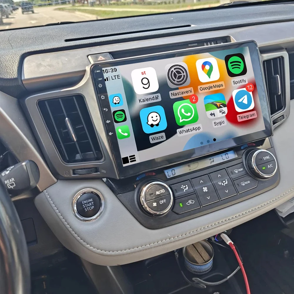 Android 16 Car Radio For Toyota RAV4 2012 2013 2015 2016 2017 2018 2019 XA40 Carplay Auto Car Multimedia DSP GPS RDS