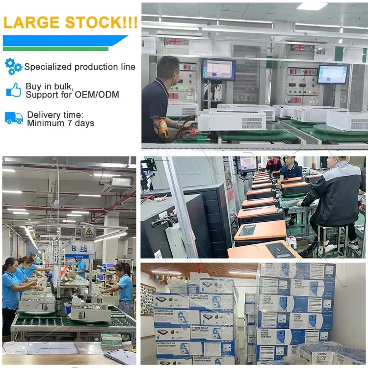 Anern 3.6 kw 4.2 kw 6.2 kw عاكس شمسي هجين خارج الشبكة للمنزل