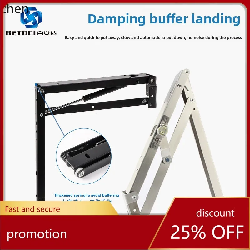 YFY  hidden folding stool hardware two-way entryway shoe changing stool stainless steel folding stool hardware accessories