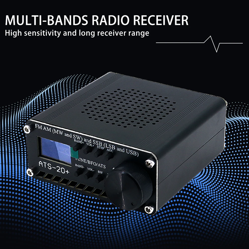 ATS-20+ Si4732 Full Band DSP Radio Receiver SSB/FM/AM/LW/SW Digital Radio Receiver Portable Shortwave SDR Tuner Antenna/Type-C view 2