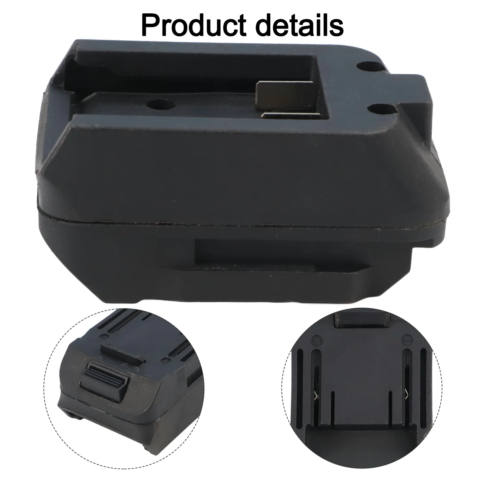 

Brand New Battery Adapter 1pc Black DIY Cable Connector For BL1830 BL1840 BL1850 Parts To 2106 Lithium Battery