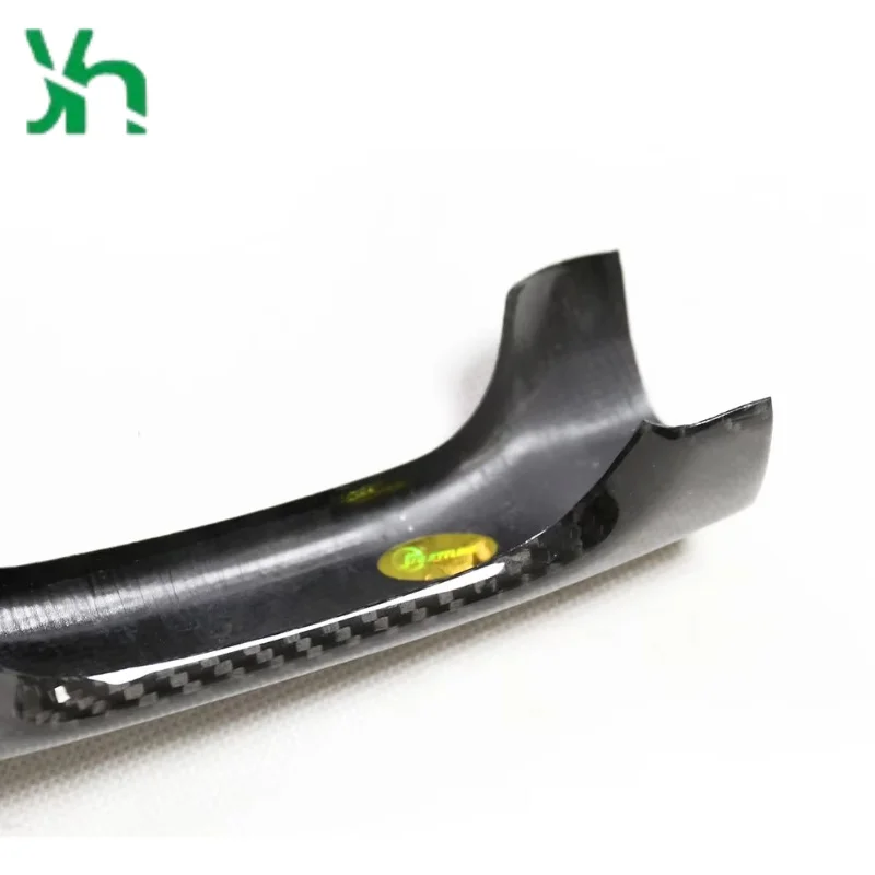 لتويوتا كورولا 2014-2017 غطاء مقبض الباب الخارجي من ألياف الكربون بالكامل مع/بدون ثقب المفتاح #5