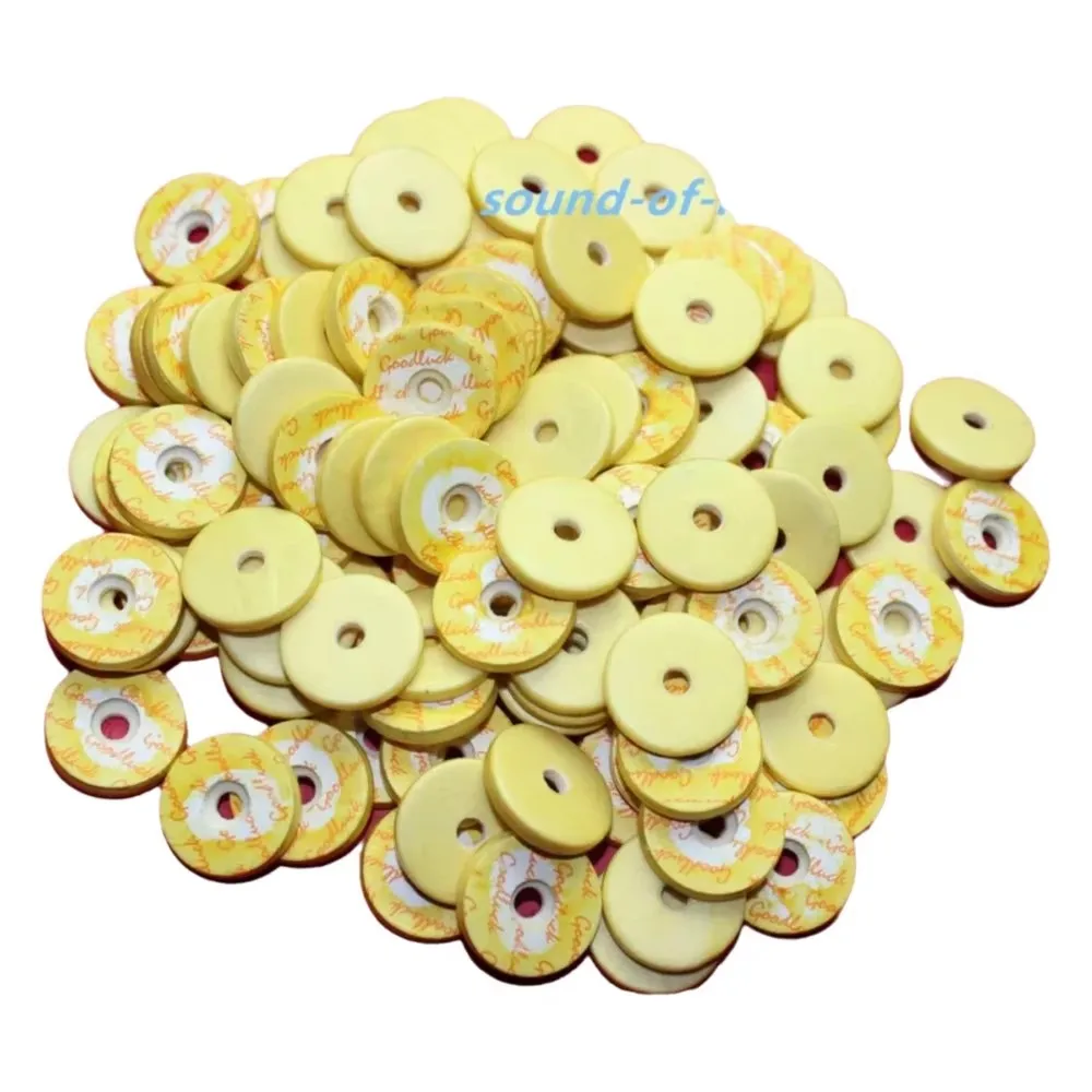 50Pcs 18.0mm Diameter Flute Pads High Quality Material For Flute Maintenance Repair Flute Replacement Instrument Accessories
