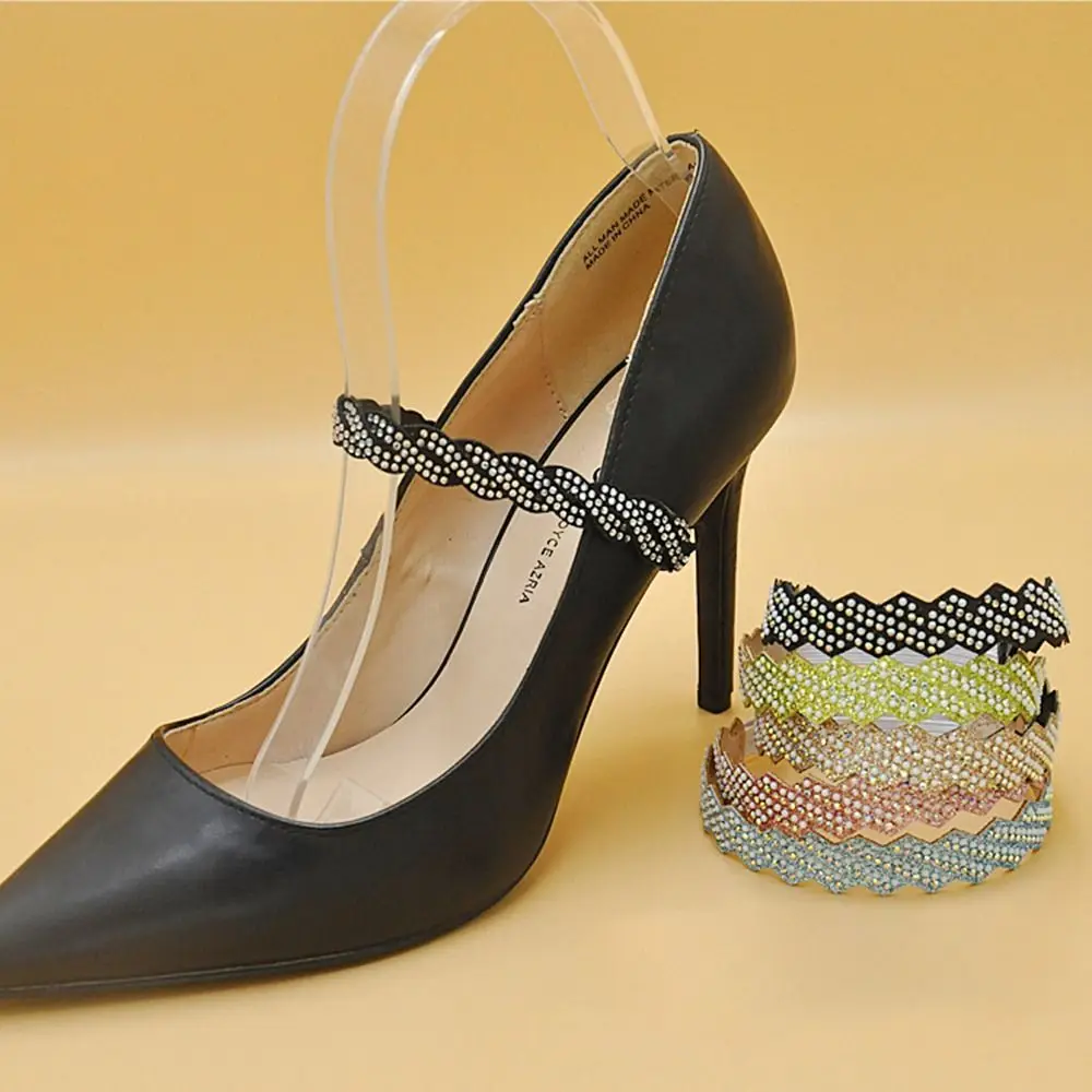 Elastic Fixing Belts High Heels Bundled Shoelaces Shoe Accessories Invisible Fixed Loose Non-slip Straps Anti-drop
