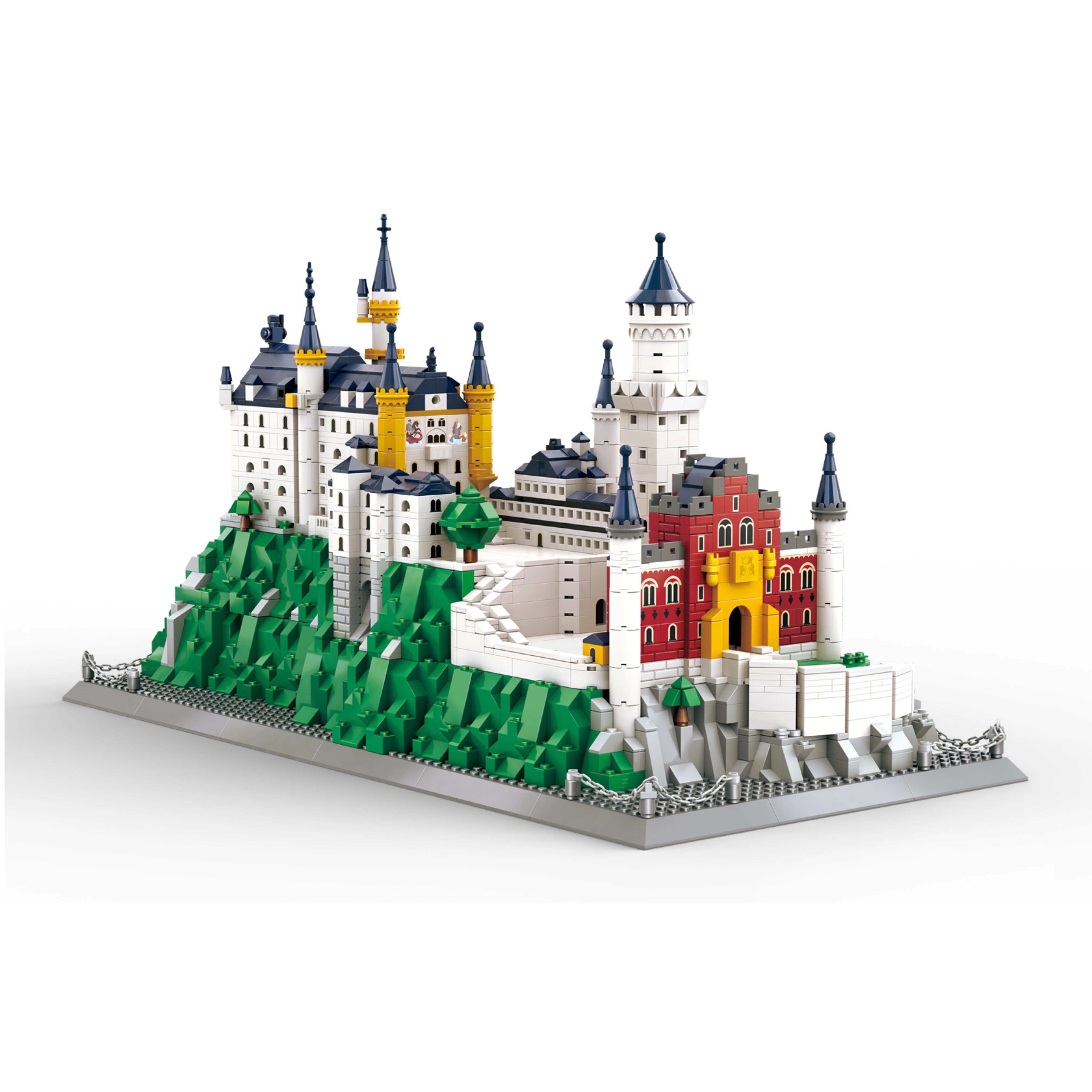 Famous Architecture Bricks Model Germany Landmark Neuschwanstein Castle Building Blocks Christmas Gifts Birthday Toys