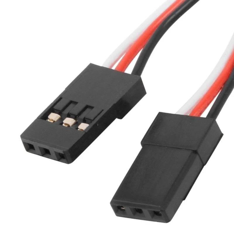 Q81A 10pcs 10 Extensión Quadcopter Servo Futaba Cable alambre masculino a macho RC