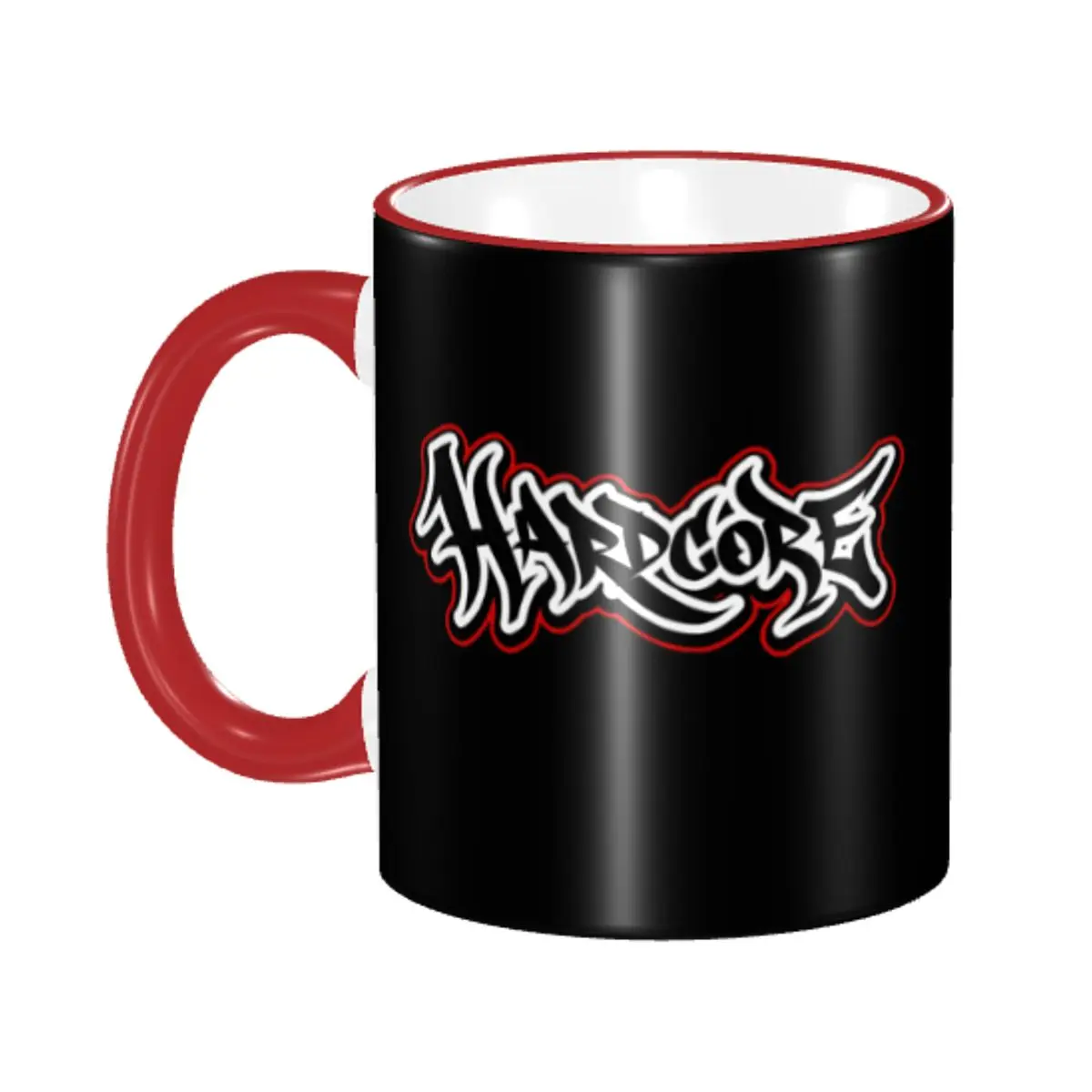 

Personalized H-Hardcores Punk Coffee Mug DIY Classic Logo Rock Music Ceramic Milk Tea Mug