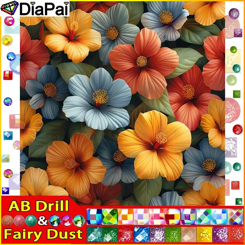 DIAPAI Fairy Dust AB Diamond Painting Full Square/Round Drill 5D DIY