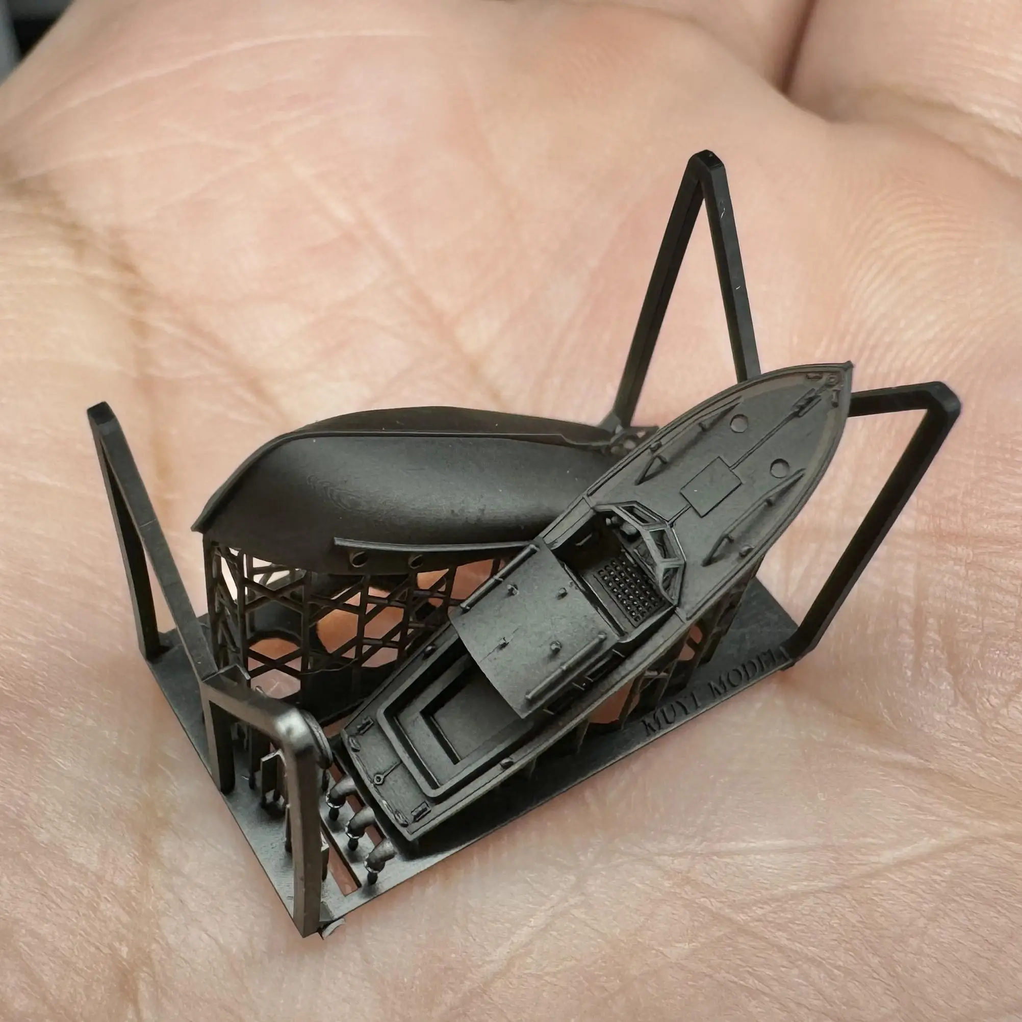 MUYI MODEL STUDIO 1/350 G350034 KRIEGSMARINE PINNACE (TYPE A) 3D-Druck-Kit