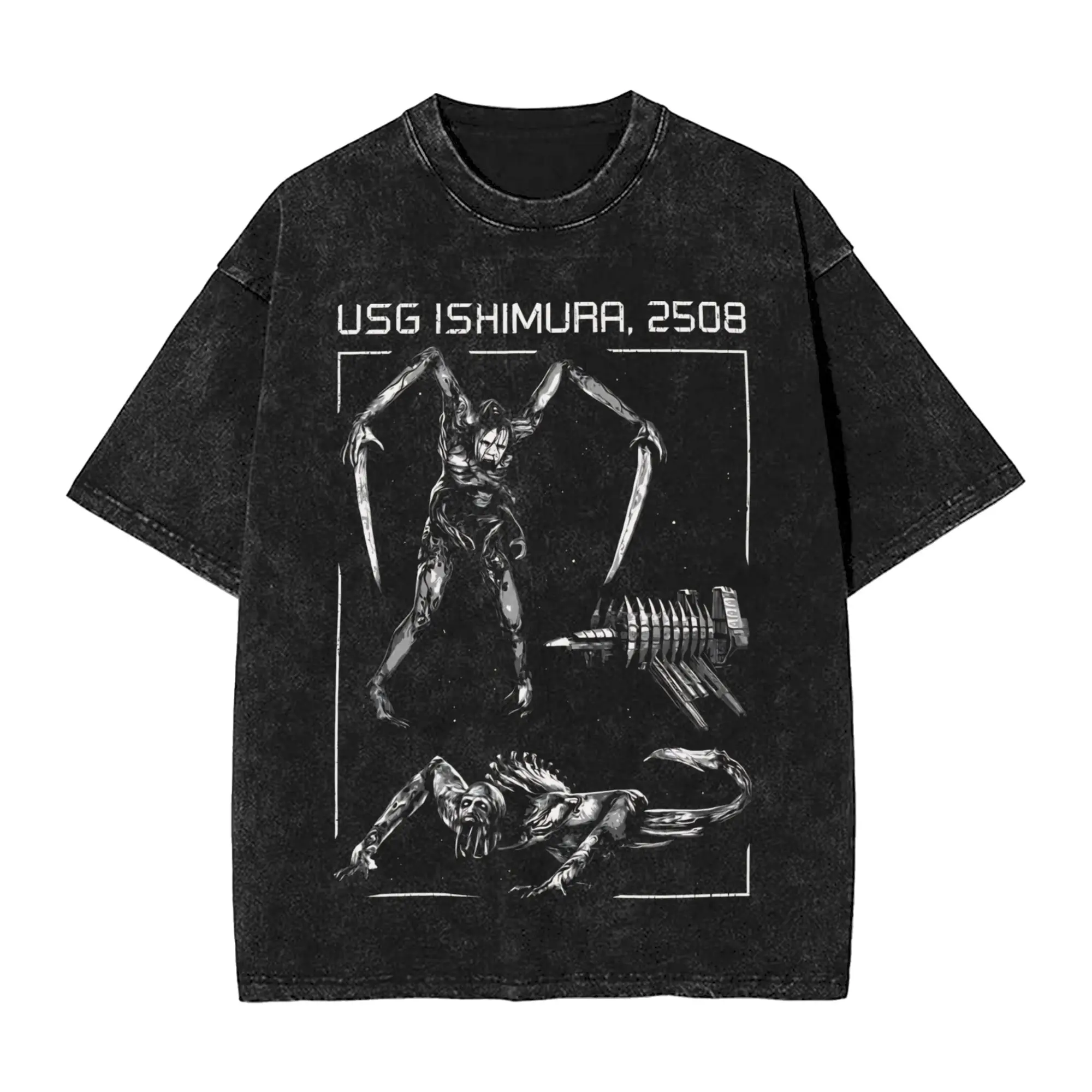 Dead Space Horror Game Ishimura T Shirt  Hipster T Shirts Short Sleeve Y2K Retro Tops Beach Casual Breathable Big Size Clothes