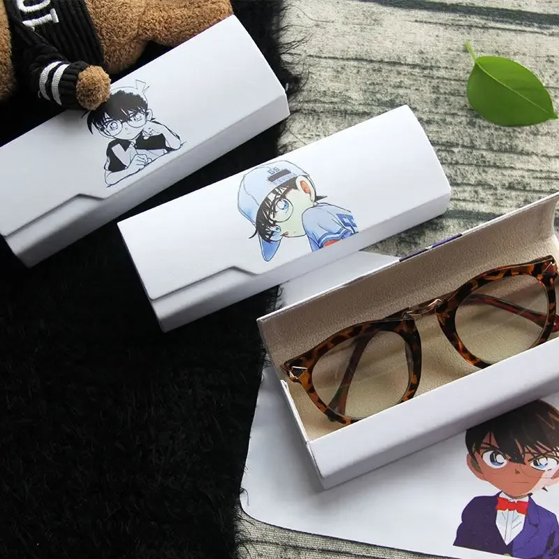 New Conan Animation Cartoon Glasses Case Student Myopia Men and Women Portable Anti-fall Pencil Sunglasses Storage Box Gift