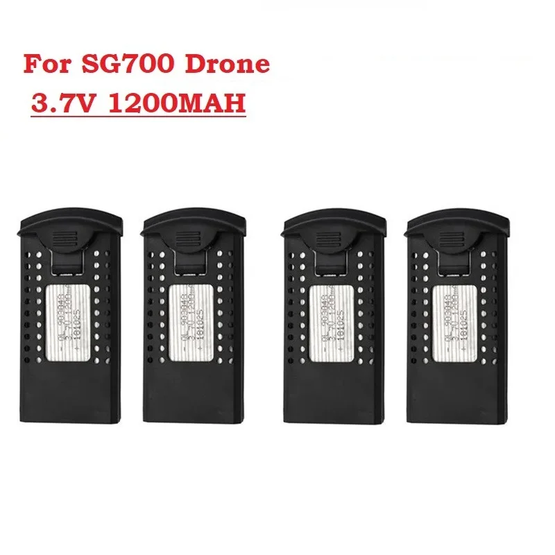 

Upgrade 3.7V 1200mAh Li-po Battery for DM107S SG700 107S S169 Drone RC Quadcopter Spare Parts 3.7V Drone Rechargeable Battery