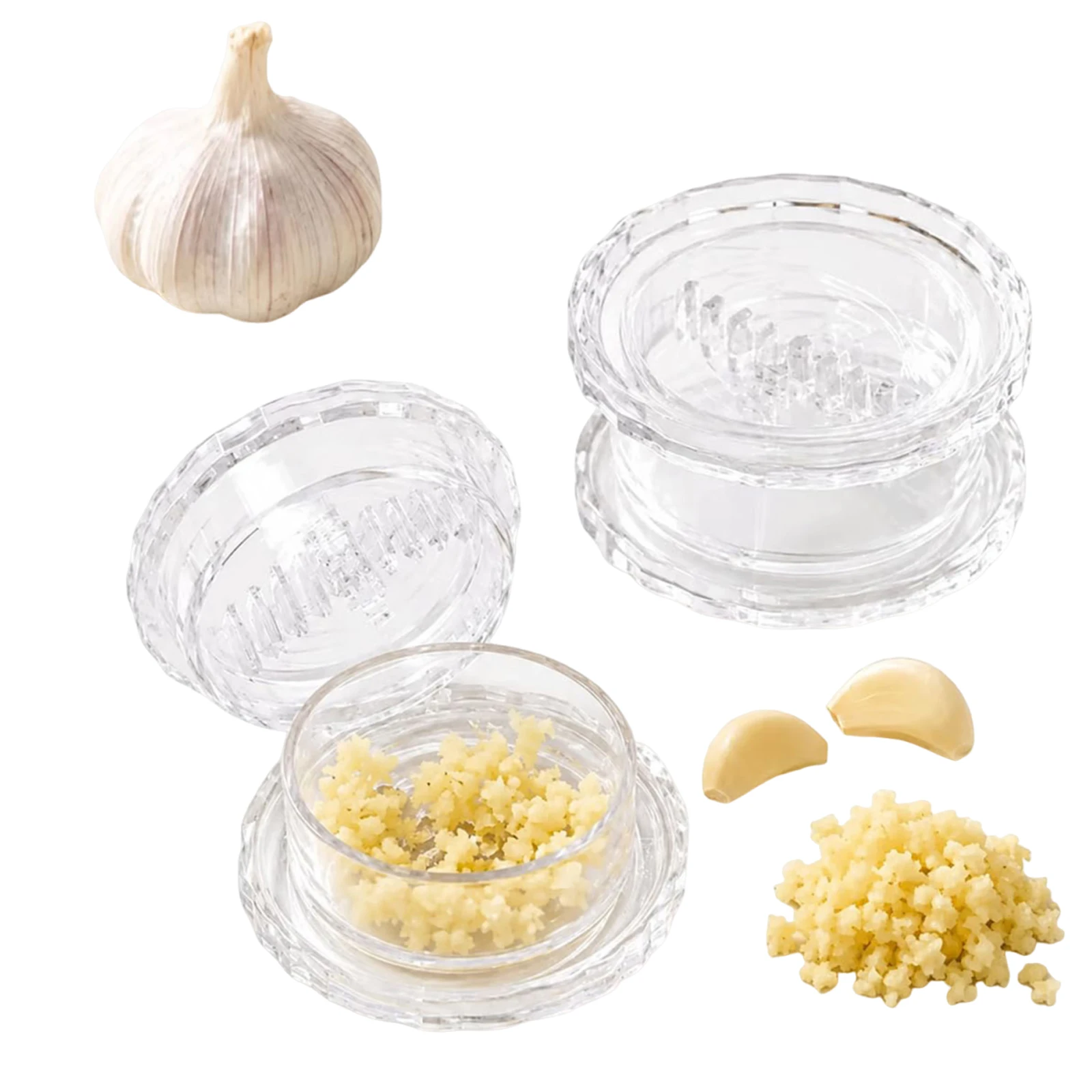 Manual Garlics Twister & Masher Easy To Clean Mutifunctional Portable Cooking Grinder for Kitchen Travel Carrying Essential