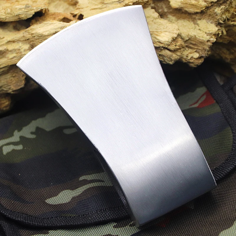 Carbon steel forging chrome board axe outdoor jungle logging axe head home garden repair chopping axe woodworking axe