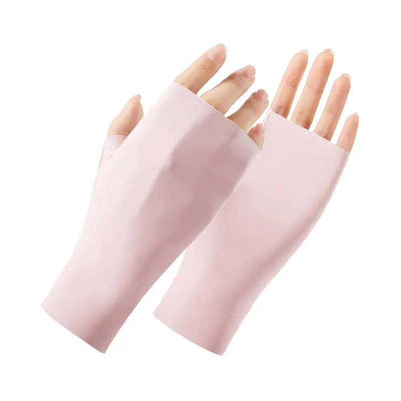 Sun protection gloves UV light sun protection gloves Ice silk cool gloves Outdoor riding gloves
