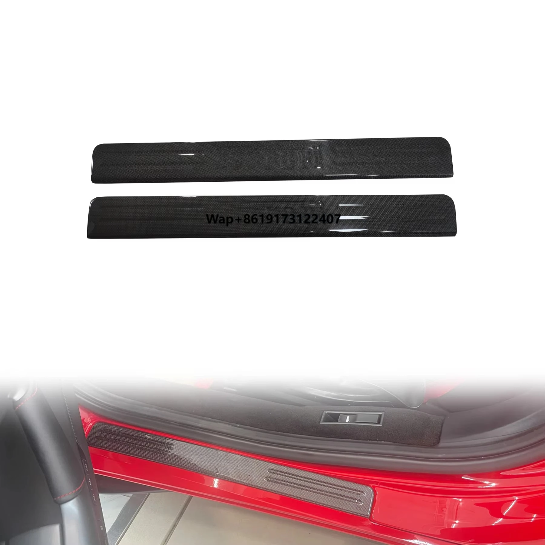 

F8 Auto Parts OEM Style Dry Carbon Fiber Automotive Accessories Car Welcome Pedal for F8