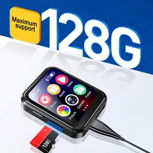 Tam Dokunmatik Ekran MP3 Müzik Çalar Bluetooth HiFi MP4 çalar, teyp, Dahili hoparlör, ses Kaydedici, Kamera, Video, FM radyo, E-kitap, 5.4 Aküde ilk 10 satış, 20v usta - №4