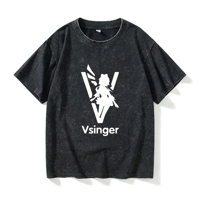 

Футболка Lo Tian в стиле аниме, повседневная, свободного кроя, с коротким рукавом и круглым вырезом, летняя, для пар, из хлопка, удобная, дышащая.