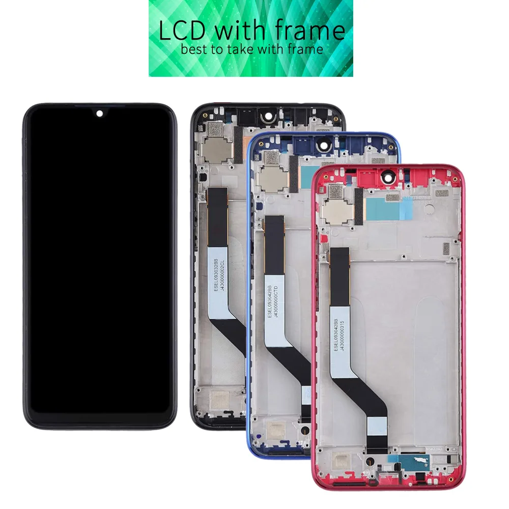 Note 7 Pro M1901F7H M1901F7G ڈسپلے کے لیے Xiaomi Redmi Note 7 LCD ڈسپلے ٹچ اسکرین کی تبدیلی کے لیے 6.3" نوٹ 7 ڈسپلے