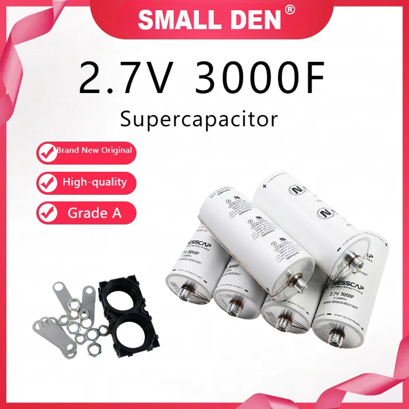 Tax free 2.7V 3000f Super Farad Capacitor DIY 12V Automotive Starting Power Spot Welding Machine Audio LS Super Capacitor