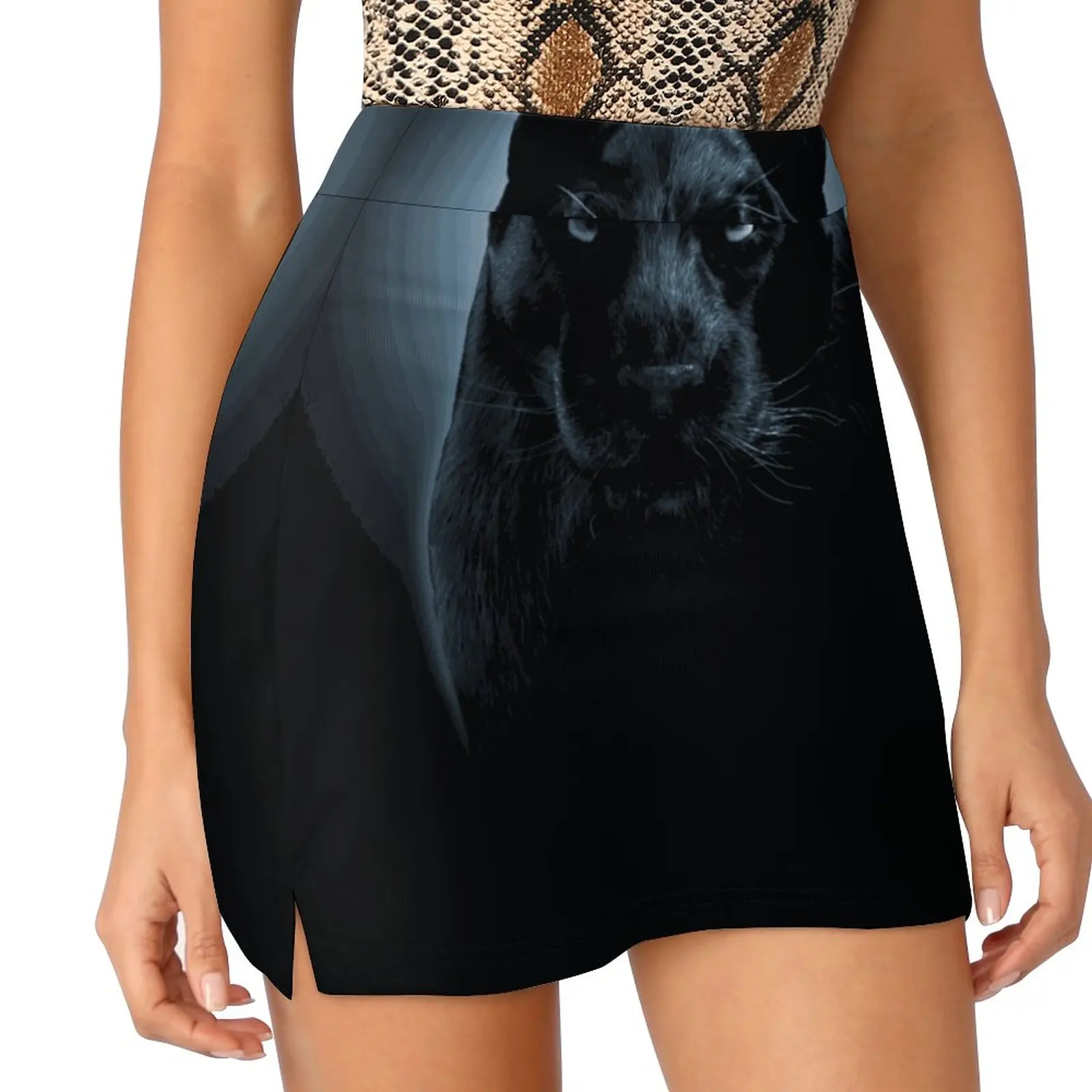 

Women's skirt Aesthetic skirts New Fashion Short Skirts Leopard Africa Big 5 Trophy Hunting Cites Panther Big Cat Bigcat